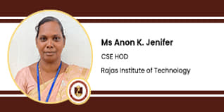 Rajas Institute of Technology, Nagercoil, Kanyakumari, CSE HOD:  Ms Anon K. Jenifer Interview